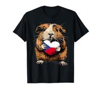 République tchèque cochon d'Inde Drapeau tchèque Cœur Fierté tchèque T-Shirt