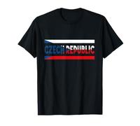 République tchèque Racines tchèques Fierté tchèque Drapeau République tchèque T-Shirt