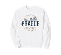 République Tchèque Vintage Prague Rétro Sweatshirt