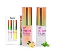 Repulpeur de Lèvres, au Gingembre et à la Menthe, Lèvres Plus Pulpeuses, Soin des Lèvres, Brillance Soyeuse, Booster de Lèvres et Soin des Lèvres pour des Lèvres Plus Pulpeuses,