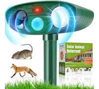 Répulsif à chat pour jardin - Énergie solaire - Répulsif contre les renards