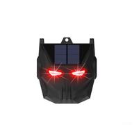 Répulsif à énergie solaire pour animaux avec détection de mouvement pour protection extérieure - Lumière rouge activée pour dissuader les animaux sauvages tels que les cerfs, les lapins et les ours (1