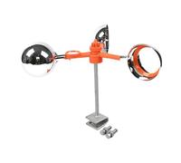 Répulsif à Oiseaux avec Répulsif Solaire, Dissuasif Réfléchissant pour Oiseaux, Dispositifs Anti- Rotatifs à 360 °, 30, 5 Cm de Haut, pour Verger, éloigner Les Du Jardin, de La Cour, Base Galvanisée