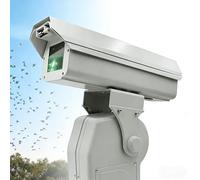 Répulsif À Oiseaux Laser Solaire, Deterrent À Oiseaux Laser À Haute Puissance, Pan-Tilt Rotatif 360°, Imperméable IP66, Contrôle APP Intelligent & Temporisateur, Pour Substation, Verger Et Ferme(2W,A)
