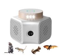Répulsif à ultrasons à brancher, répulsif d'intérieur pour rongeurs, écureuils, souris, rats, chauve-souris, antiparasitaires, prise électronique pour maison, cuisine, garage, sous-sol, grenier