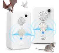 Répulsif à ultrasons pour chauve-souris - Pour intérieur et extérieur - Rechargeable - Système de rejet de chauve-souris électronique - Pour grenier, porche, maison
