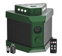 Répulsif à ultrasons pour rongeurs d'intérieur, 22 - 68 kHz pour souris et rats avec 5 modes, multi-haut-parleurs à 360°, son trio prédateur, lumières stroboscopiques LED et télécommande pour grenier