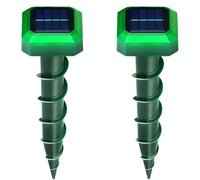 Répulsif À Ultrasons Pour Rongeurs, Ferme, Verger, Cour ; Répulsif À Vibrations Pour Serpents ; Répulsif Solaire Pour Animaux