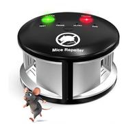 Répulsif à ultrasons pour souris d'intérieur - Prise électronique multi-mode - Fréquence variable à 360° - Répulsif à ultrasons pour maison, sous-sol, bureau, garage, entrepôt, camping-cars
