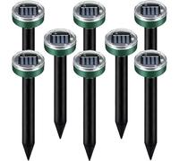 Répulsif à ultrasons pour taupes, campagnols, campagnols, taupes, pelouses, jardin, cour, étanche, pour se débarrasser des taupes, campagnols, rats, rongeurs