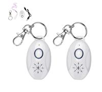 Répulsif à ultrasons, répulsif à tiques en plein air, répulsif électronique à puces, tiques, araignées, cafards, insectes (Lot de 2 pièces)