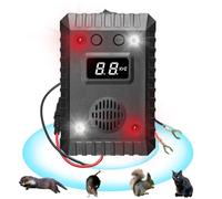 Répulsif Anti Martre, Repulsif Ultrason Anti Rongeur pour Voiture Haute fréquence, Anti Souris et Rats pour Moteur de Voiture, Repulsif Pigeon avec Stroboscopique, Protéger Voiture et Votre Maison