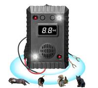 Répulsif Anti Martre, Repulsif Ultrason Anti Rongeur pour Voiture Haute fréquence, Anti Souris et Rats pour Moteur de Voiture, Repulsif Pigeon avec Stroboscopique, Protéger Voiture et Votre Maison