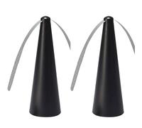 Répulsif anti-mouches multifonctionnel d'extérieur 360° avec câble USB/pile sèche ° Ventilateur rotatif pour aliments, camping, barbecue, anti-moustiques et mouches des fruits Platinum-battery