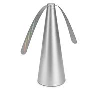 Répulsif anti-mouches - Ventilateur portable - Protection contre les moustiques - Ventilateur de table - Pour table, terrasse, restaurant - Fonctionne avec piles (1, argent)