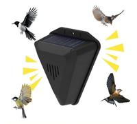 Répulsif anti-pigeons pour jardins avec alarme sonore et lumineuse, dispositif de dissuasion extérieur étanche pour jardin, cour, ferme