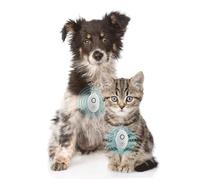 Répulsif Anti-puces Anti Tiques Ultrasons Rechargeable USB, Protection Moustiques insectes pour Extérieur, Chiens Chats