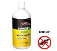 Répulsif cafards et blattes à diluer - DIGRAIN - Concentré 1 L - Jusqu’à 1000 m2 - Action choc