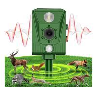 Répulsif Chat Exterieur, Charge Solaire,Chargement USB,Ultrason Chat, Repulsif Chien,Etanche, Prévenir Les Chiens et Les Oiseaux, Les Chats, pour Champs, Jardins