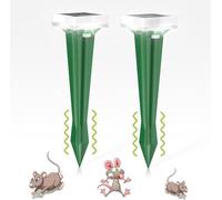 Repulsif Chat Exterieur Interieur, Répulsif Chat Ultrason avec Détecteur de Mouvement, 5 Modes, Flash LED, Sons d'alarme, Repulsif Chat Jardin, Repulsif Ultrason Chat Solaire, Etanche