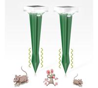 Repulsif Chat Exterieur Interieur, Répulsif Chat Ultrason avec Détecteur de Mouvement, 5 Modes, Flash LED, Sons d'alarme, Repulsif Chat Jardin, Repulsif Ultrason Chat Solaire, Etanche
