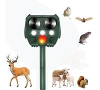 Repulsif Chat Exterieur Solaire, Répulsif Chat Ultrason, Repousse efficacement Les Chats, Les Oiseaux, Les Renards, Les ratons laveurs, Les Lapins et Les rongeurs.Lumières pour repousser les animaux