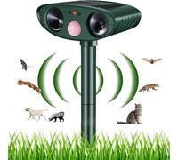 Répulsif Chat Ultrason, Répulsif Chat Exterieur, Répulsif pour Chats Solaire, répulsif à ultrasons avec Détecteur de Mouvement pour Anti Chats Chiens Souris Ratons Renards Oiseaux Rats