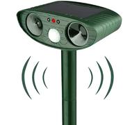 Répulsif Chat Ultrason, Répulsif Chat Exterieur, Répulsif pour Chats Solaire, répulsif à ultrasons avec Détecteur de Mouvement pour Anti Chats Chiens Souris Ratons Renards Oiseaux Rats