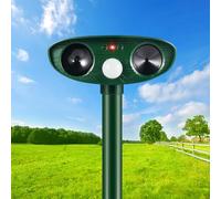 Répulsif Chat Ultrason, Répulsif Chat Exterieur, Répulsif pour Chats Solaire, répulsif à ultrasons avec Détecteur de Mouvement pour Jardin Cour Contre Les Chats Chiens Oiseaux Renards Rats