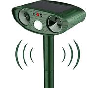 Répulsif Chat Ultrason, Répulsif Chat Exterieur, Répulsif pour Chats Solaire, répulsif à ultrasons avec Détecteur de Mouvement pour Anti Chats Chiens Souris Ratons Renards Oiseaux Rats