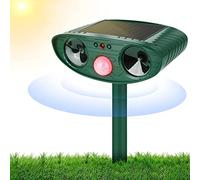 Répulsif Chat Ultrason Solaire, Répulsif Chat Exterieur avec Détecteur De Mouvement pour Jardin Cour Contre Les Chats Chiens Oiseaux Rats Raton (A)