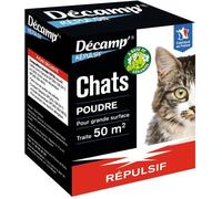 Répulsif Chats - DECAMP' - Poudre 200 g - Traite 50 m²