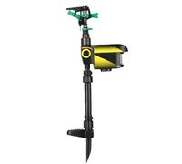 Répulsif for Animaux À Jet d'eau, Arroseur Solaire Activé par Le Mouvement, Répulsif for Animaux À Jet d'eau 0-40 ° Angle De Pulvérisation d'eau 0-270 ° 800 MAh for Jardins, Vergers