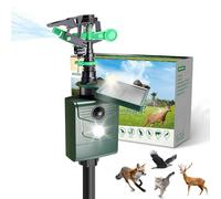 Répulsif pour animaux, répulsif à jet d'eau, répulsif pour chats avec eau, répulsif à hérons et chats pour jardin, détecteur de mouvement PIR, repousse les oiseaux, charge USB et solaire en deux modes
