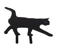 Répulsif pour chat en acrylique noir - Contrôle efficace des oiseaux - Décoration de jardin unique (B)