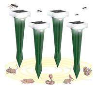 Répulsif pour chat pour jardin, répulsif à ultrasons avec détecteur de mouvement, 3 modes ultrasoniques et flash, répulsif automatique pour animaux, répulsif pour chats, répulsif contre les martres