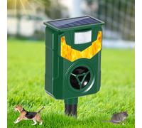 Répulsif pour Chats Et Oiseaux De Jardin, à Ultrasons Et à Énergie Solaire, Rechargeable par USB, Étanche. Idéal pour Les Chats, Les Oiseaux Et Les Pigeons