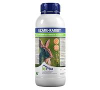 Répulsif pour lapins liquide, dissuasif et déshabituateur anti-lapins, protection pour plantes, arbres fruitiers, potagers, céréales et vignes. Modificateur de comportement pour lapins.