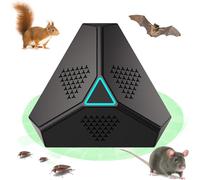 Répulsif pour souris, répulsif intelligent pour rongeurs à conversion de fréquence ultrasonique, répulsif portable pour rongeurs à ultrasons, convient pour souris, furet jaune, raton laveur, rongeurs