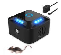 Répulsif pour souris,Répulsif pour rongeurs à conversion de fréquence ultrasonique intelligent,Répulsif portable pour rongeurs à ultrasons,Convient pour souris,belette jaune,raccoon, rongeurs