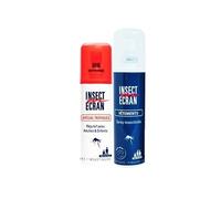 Répulsif qui protège des piqûres des moustiques. Ce lot comprend un spray spécial tropiques 75 ml et un spray pour les vêtements 100