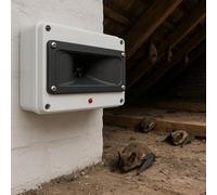 Répulsif répulseur déshabituant à ultrasons professionnel pour extérieur à 220 volts pour une utilisation continue - contrôle des chauves-souris des nuisibles