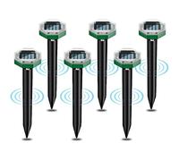 RéPulsif Solaire Anti Taupe, Lot de 6 Solaire Souris Repeller Exterieur Répulsifs, sans Danger pour Les Animaux pour Jardin Pelouse en Plein Air pour Taupe Campagnol Serpent