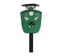 Répulsif Solaire avec 3 capteurs de Mouvement à 360° Ultrasons et Sons Lumière Flash