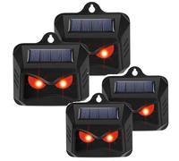 Répulsif solaire contre les animaux sauvages tels que les ratons laveurs, les chevreuils, les renards, les sangliers, etc. - 4 r