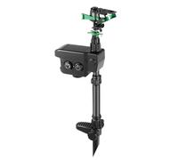 Répulsif Solaire for Animaux À Jet d'eau, Arroseur Activé par Le Mouvement, Dispositif De Pulvérisation À Jets Solaires Activés par Le Mouvement PIR, Pulvérisateur De Contrôle De La Faune