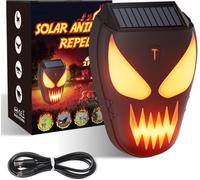 Répulsif solaire pour animaux avec lumière bleue | Contre les animaux sauvages tels que les ratons laveurs, les chevreuils, les renards, les sangliers, les poulaillers, les fermes, les cours et les