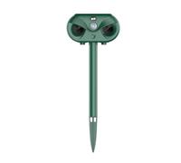 Répulsif solaire pour chat - Répulsif ultrasonique pour animaux - Imperméable - 4 modes - Efficace pour écureuil, chien, chat, renard, oiseau, etc