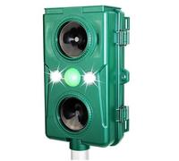 Répulsif solaire pour chats avec capteur de mouvement et mode continu pour jardins et balcons