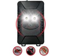 Répulsif Ultrason Anti Rongeur pour Voiture, 3 Modes d'alimentation, Repulsif Pigeon avec Stroboscopique LED, pour Anti Taupe